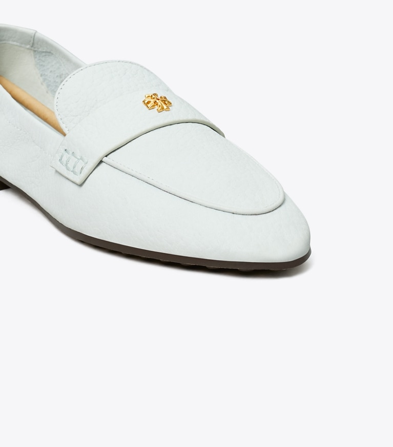 Tory Burch designer flats Ballet Loafer in POWDER BLUE angle