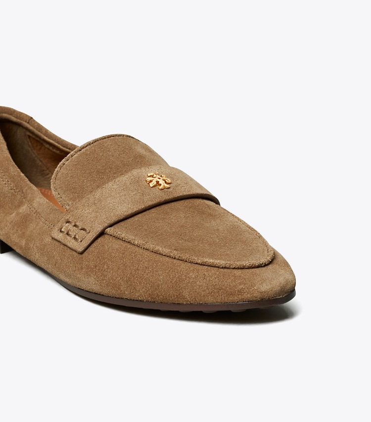 Tory Burch designer flats Ballet Loafer in River Rock detail