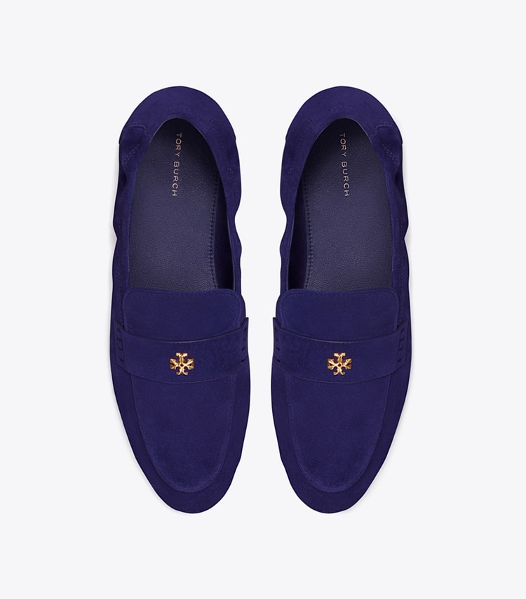 Tory Burch designer flats Ballet Loafer in MIDNIGHT SAPPHIRE overhead