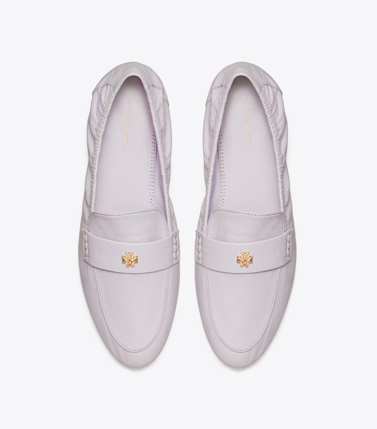 Tory Burch designer フラット バレエ ローファー in SPRING CROCUS angle