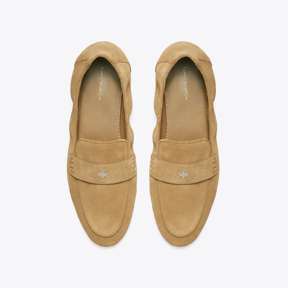 Ballet Loafer in light pink suede | Tory Burch