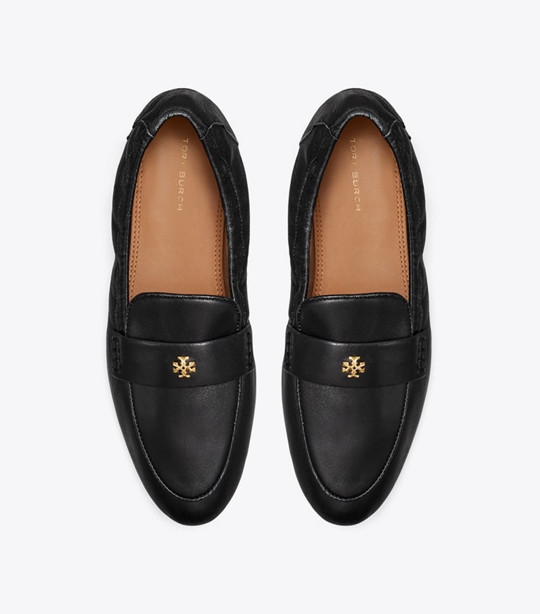 Tory Burch designer flats Ballet Loafer in PERFECT BLACK angle