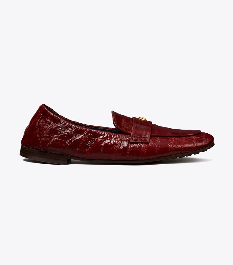 Tory Burch designer flats Ballet Loafer in Wine / Wine side