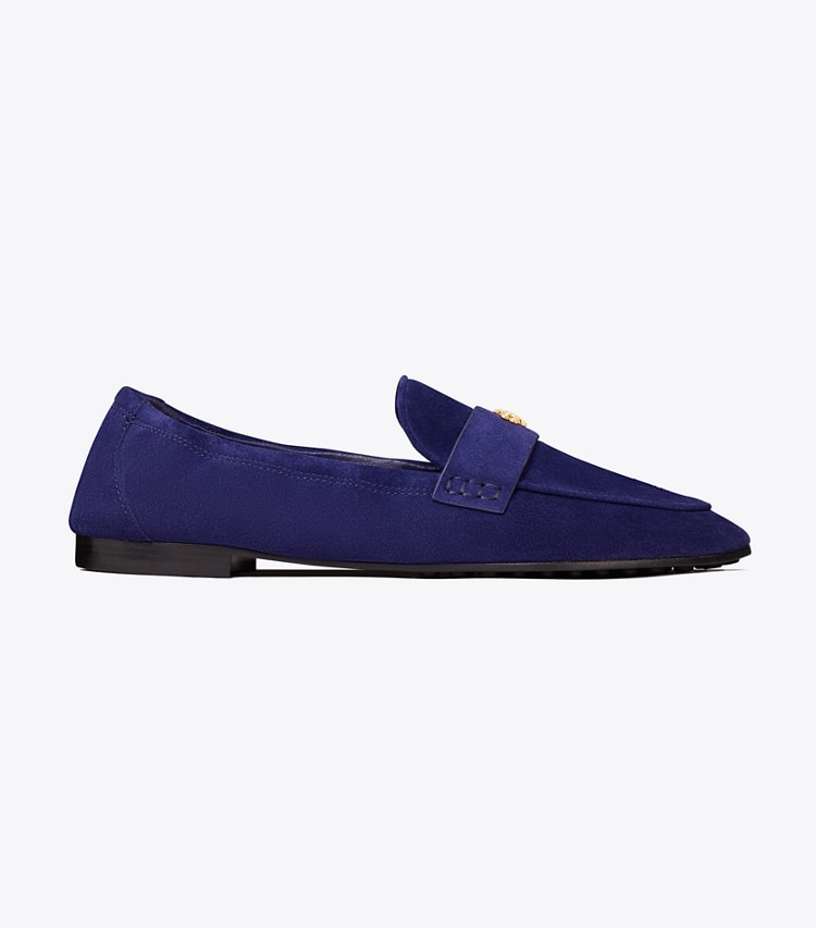 Tory Burch designer flats Ballet Loafer in MIDNIGHT SAPPHIRE side