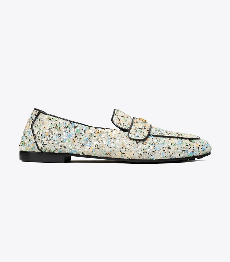 Tory Burch designer flats Ballet Loafer in MULTI SEQUIN / BLACK side