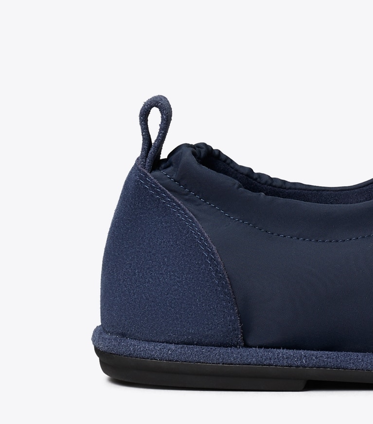 Tory Burch designer sneakers Ballet Sneaker in TORY NAVY / DARK NAVY angle