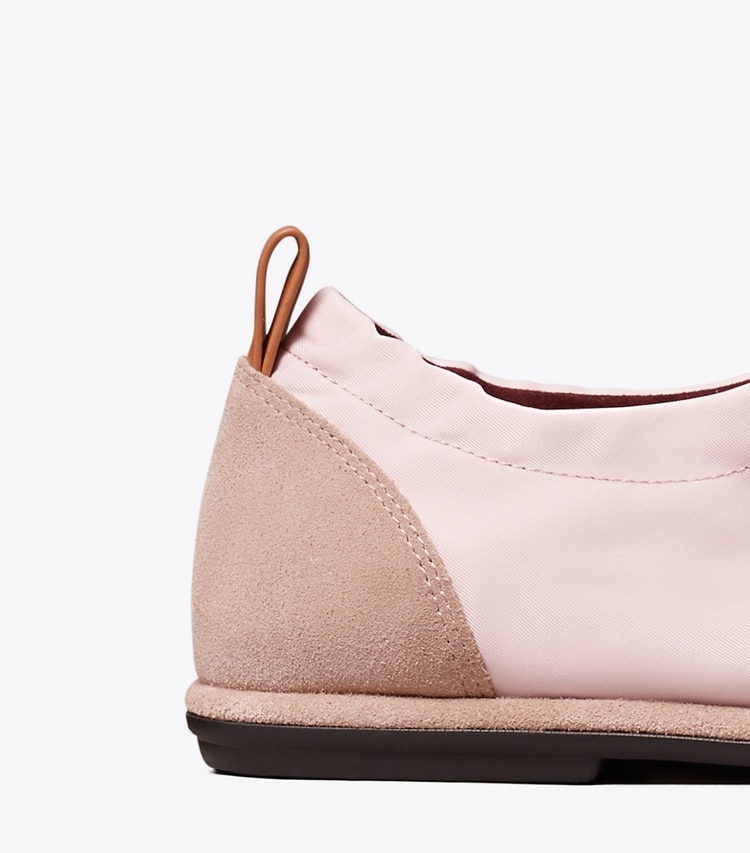 Tory Burch designer sneakers Ballet Sneaker in ROSE MIST / ROSE MIST detail