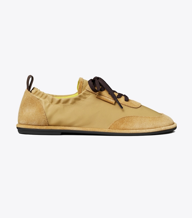 Tory Burch designer sneakers Ballet Sneaker in SUMMER WHEAT / SUMMER WHEAT side