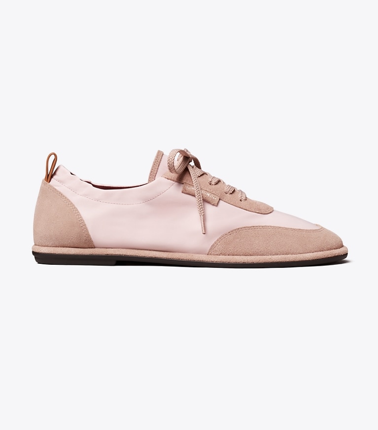 Tory Burch designer sneakers Ballet Sneaker in ROSE MIST / ROSE MIST side