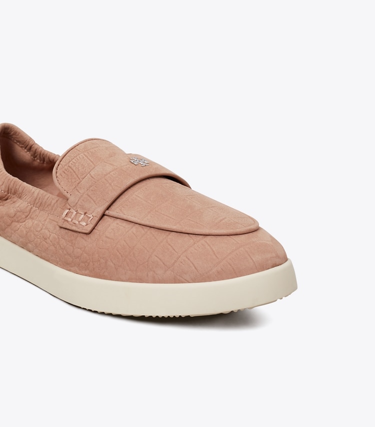 Tory Burch designer flats Ballet Sport Loafer in MALVA detail