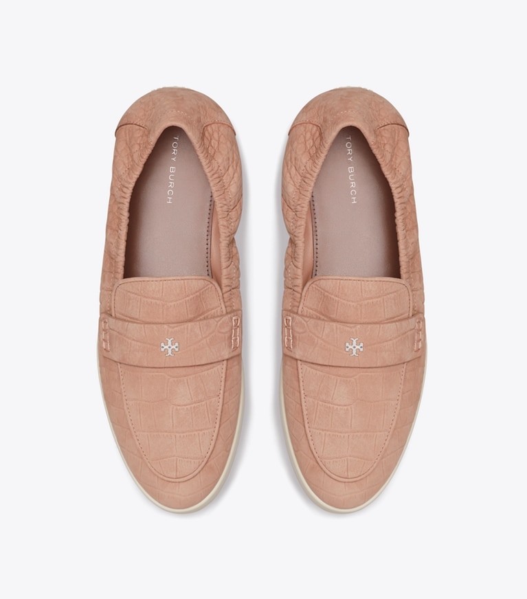 Tory Burch designer flats Ballet Sport Loafer in MALVA overhead