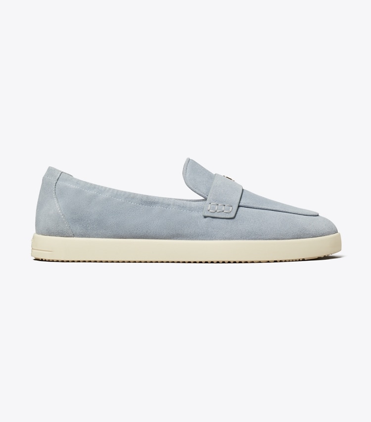 Tory Burch designer loafers Ballet Sport Loafer in ARIA BLUE side