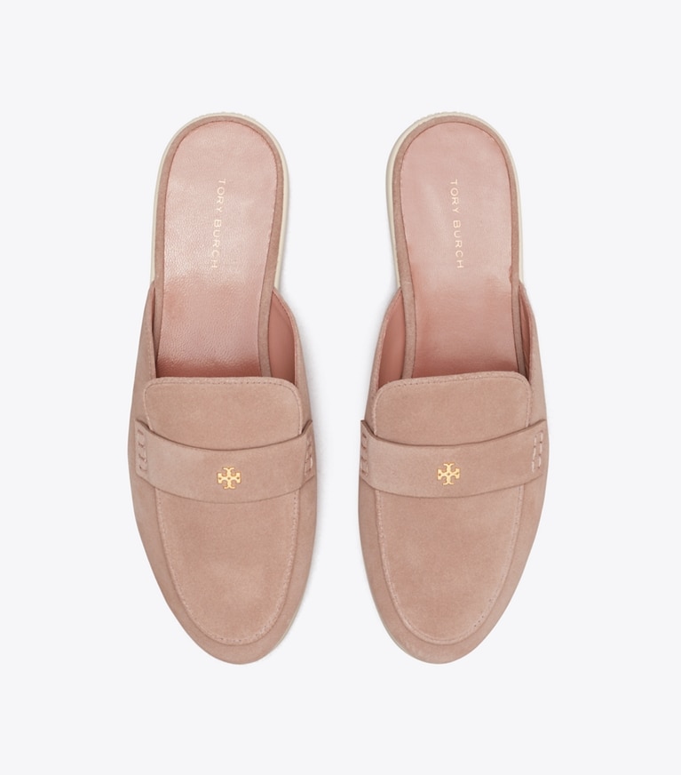 Tory Burch designer flats Ballet Sport Mule in MALVA overhead