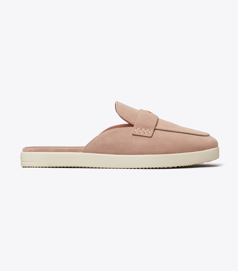 Tory Burch designer flats Ballet Sport Mule in MALVA side