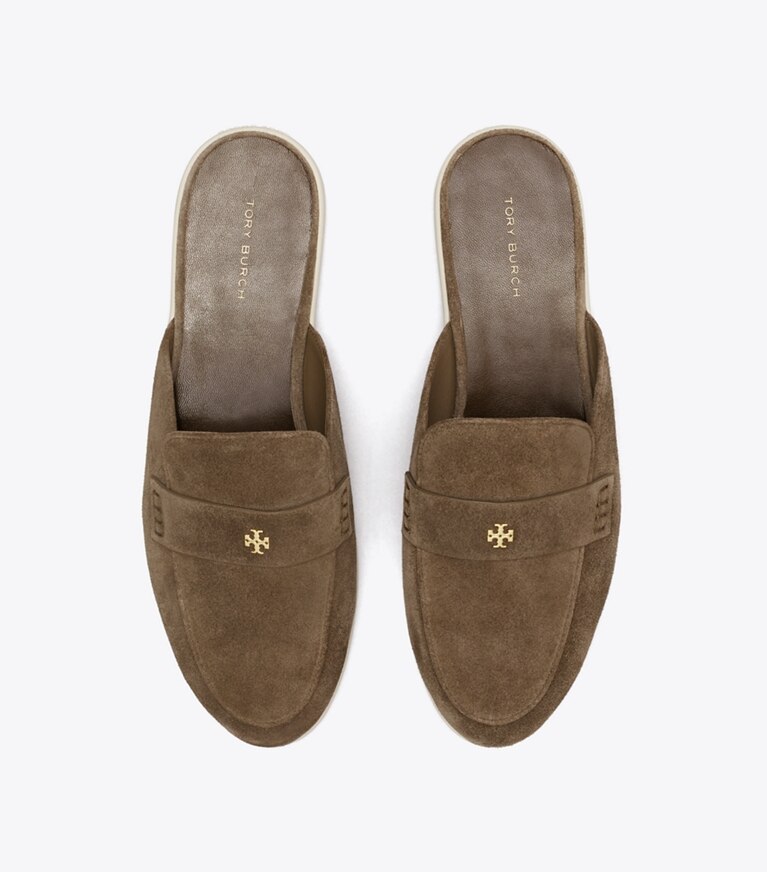 Tory Burch designer loafers Ballet Sport Pantolette in TOASTED SESAME von oben
