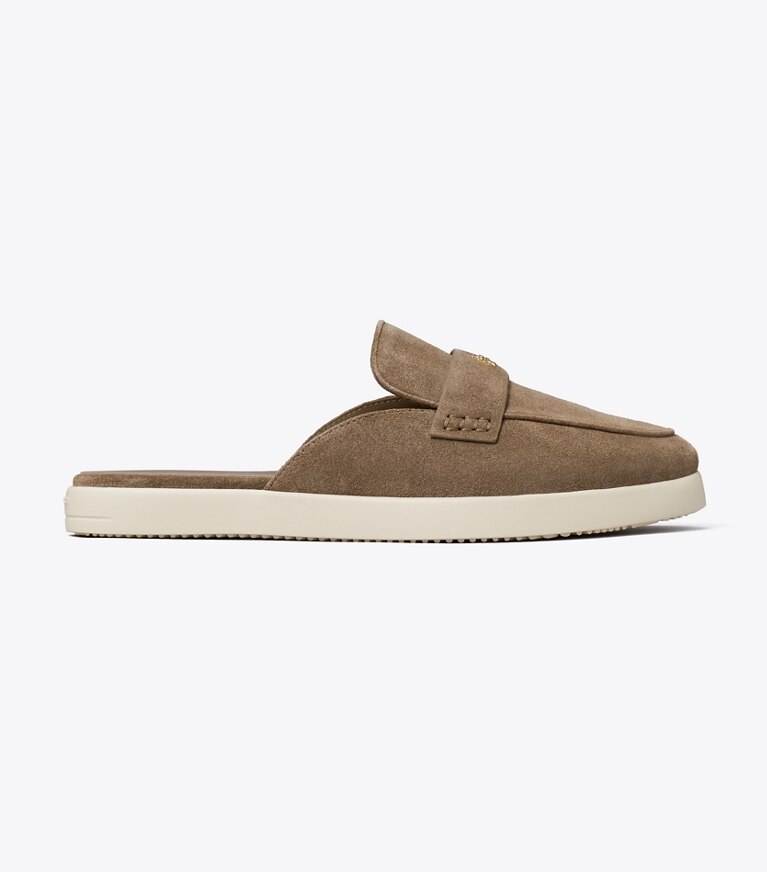 Tory Burch designer loafers Ballet Sport Pantolette in TOASTED SESAME side