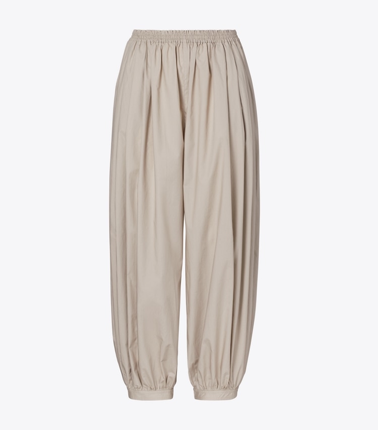 Tory Burch designer bottoms Balloon Pants in Gray front