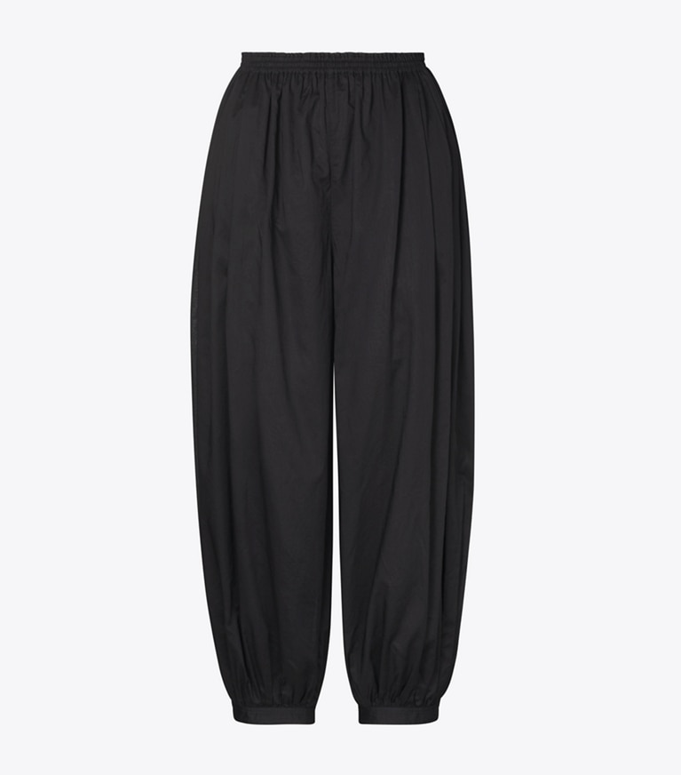 Tory Burch designer bottoms Balloon Pants in BLACK front