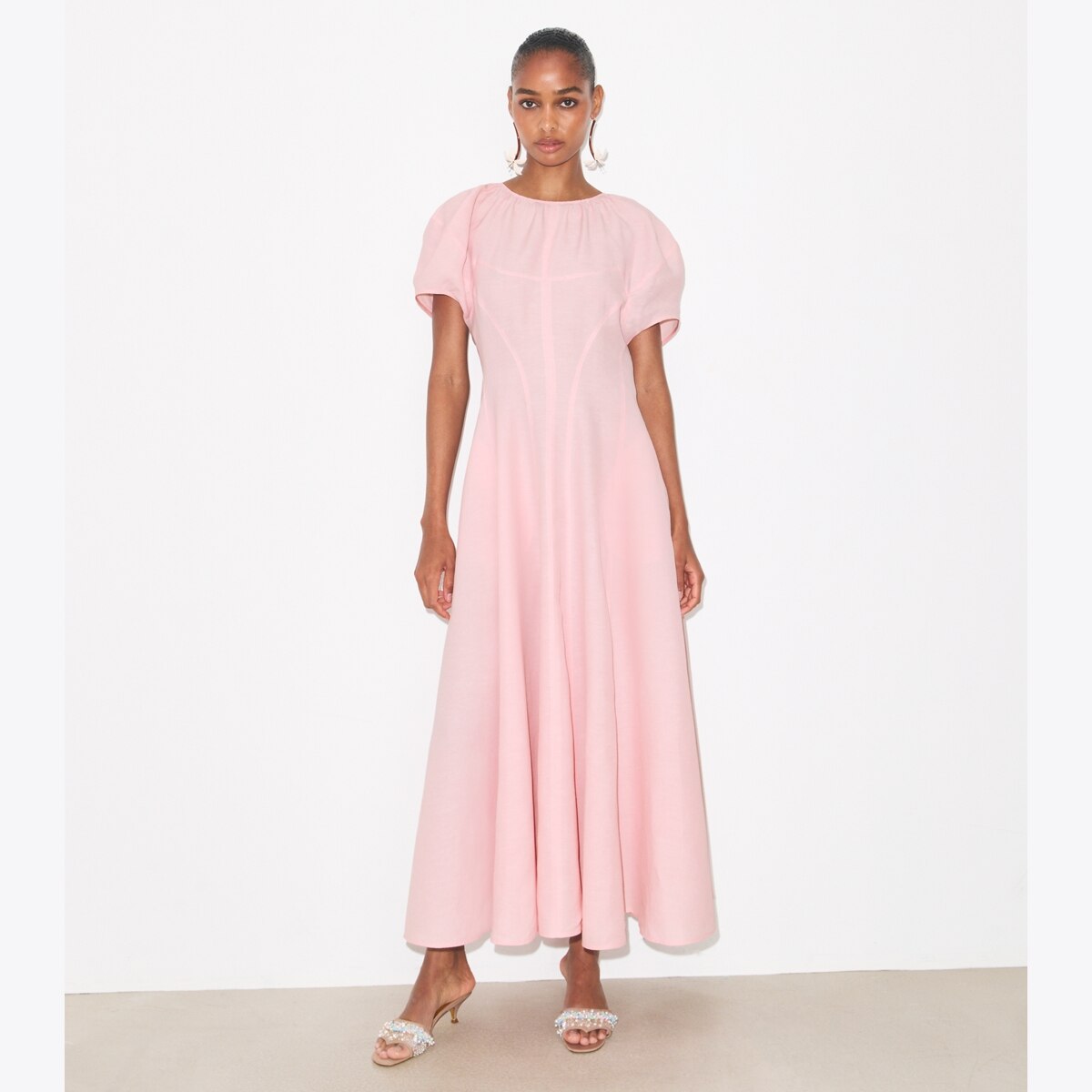 x line silhouette dress Ruelle A-Line Maxi Dress - Black - S