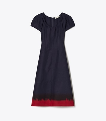 slim fit dress slacks Tory Burch Smocked Dress  RefindNYC by Housing Works