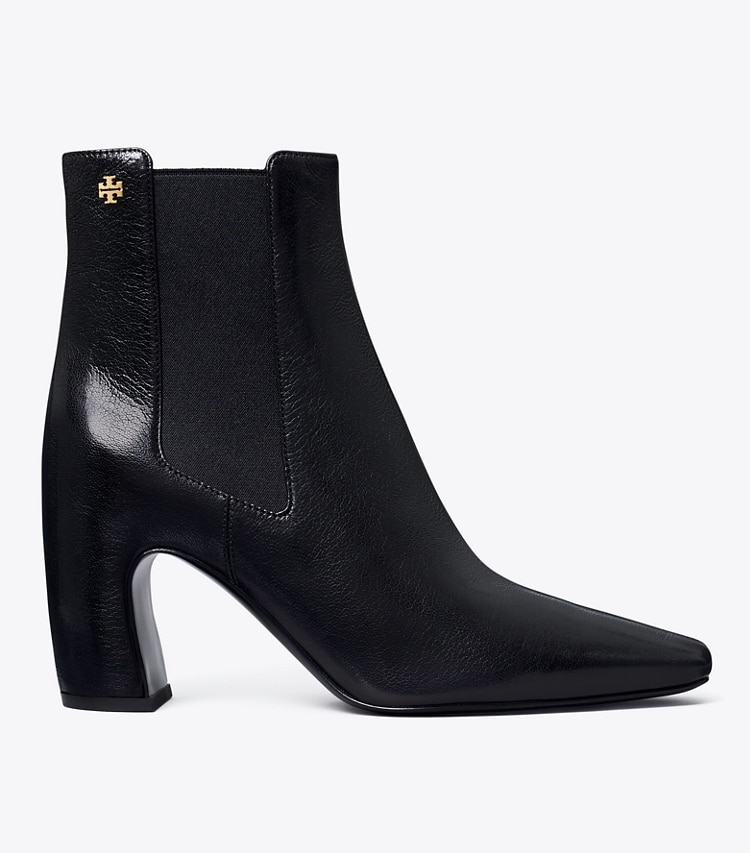 Tory Burch designer ankle boots Banana Chelsea Boot in PERFECT BLACK / NERO side