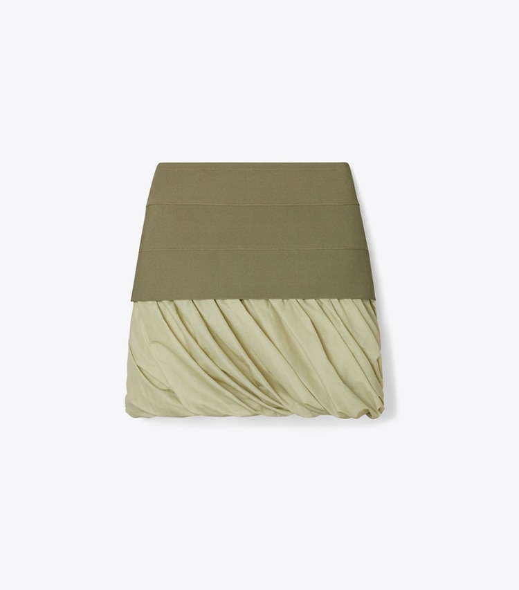 Tory Burch designer bottoms Bandage Skirt in Sheer Spruce front