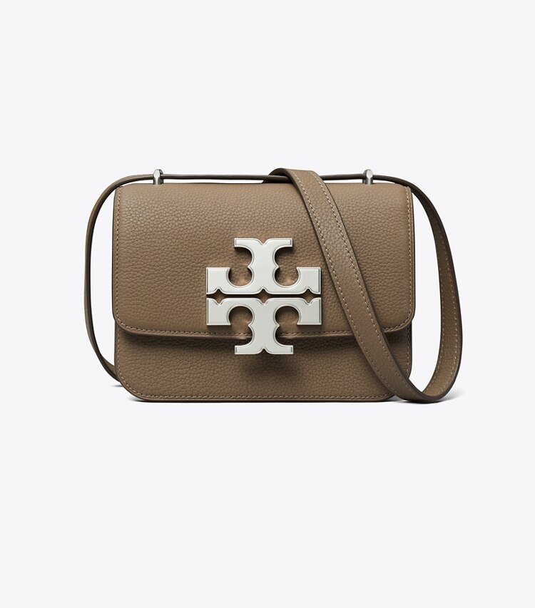 Tory Burch diseñador bolsos de hombro Bandolera pequeña convertible Eleanor en Wild Mushroom frontal