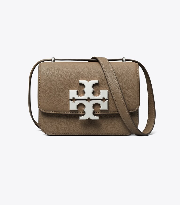 Tory Burch diseñador bolsos de hombro Bandolera pequeña convertible Eleanor en Wild Mushroom frontal
