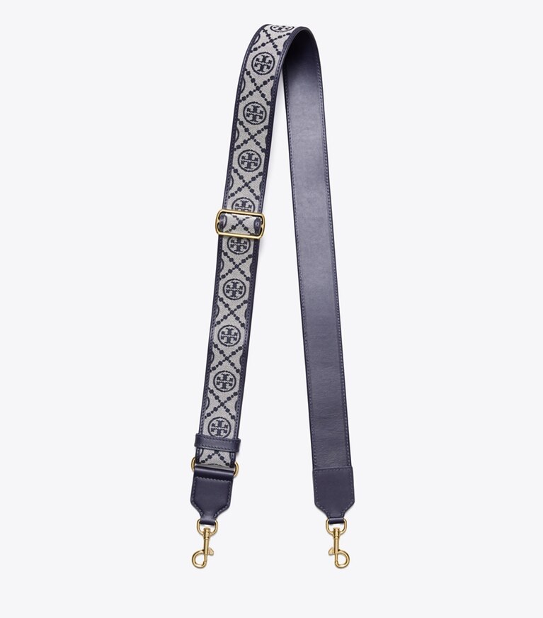 Tory Burch designer portefeuilles Bandoulière Miller T Monogram in Tory Navy front