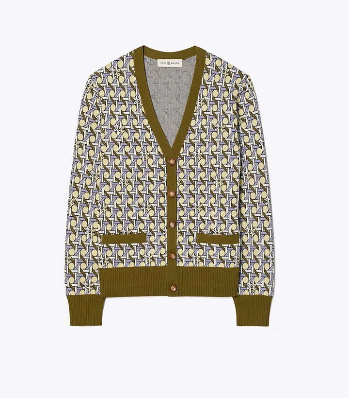 Basket-Weave Cardigan: Women's Designer Sweaters | Tory Burch
