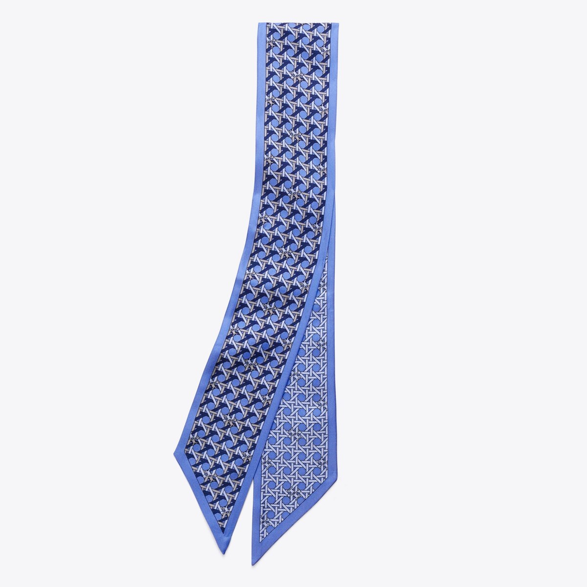 スカーフ TORY BURCH Medallion Logo Ribbon silk tie Ballpoint blue Tory Burch Medallion Logo Ribbon Silk Tie | ModeSens
