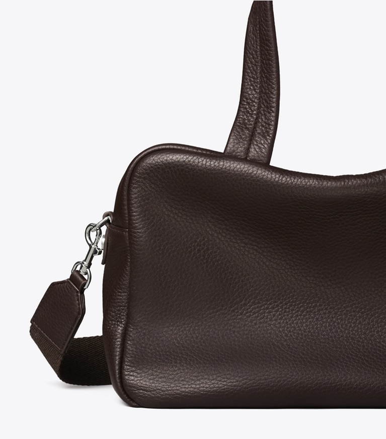 Tory Burch designer bauletto Bauletto in pelle in Cocoa angle