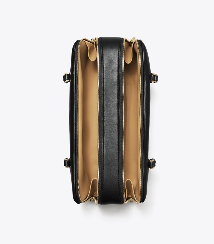 Tory Burch designer bauletto Bauletto piccolo Marshmallow in Black superiore