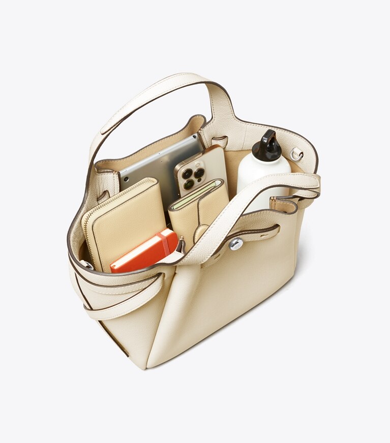 Tory Burch designer borse shopping Bauletto Romy in Light Cream additional