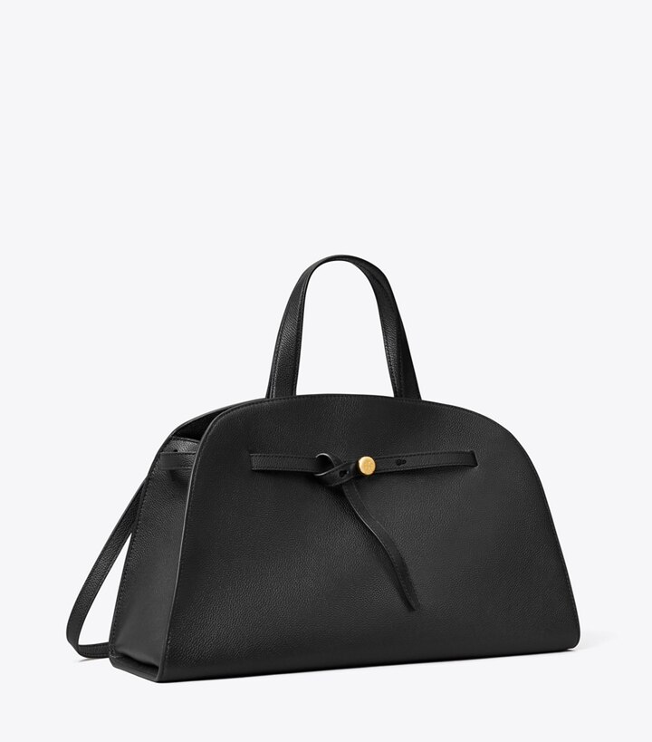 Tory Burch designer bauletto Bauletto Romy in Black angle