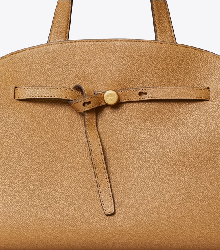 Tory Burch designer bauletto Bauletto Romy in Tiramisu dettaglio