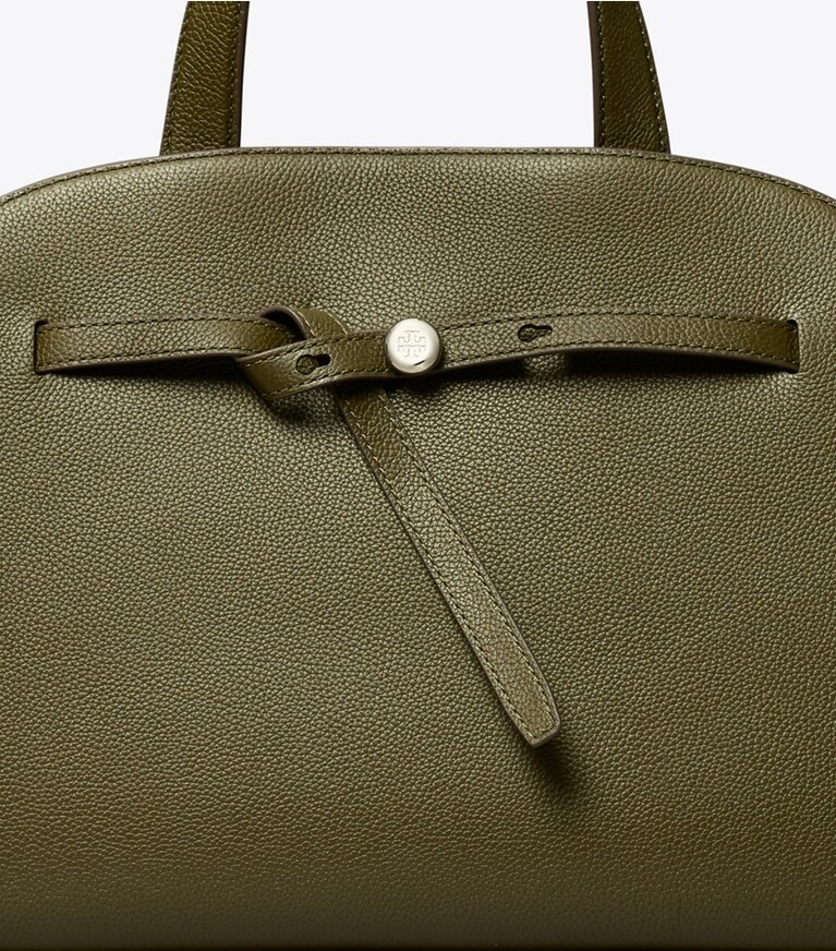 Tory Burch designer bauletto Bauletto Romy in Dark Olive dettaglio