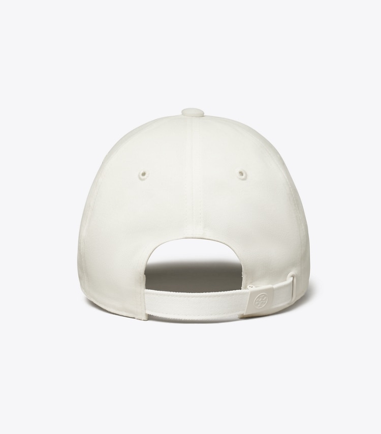 Tory Sport designer hats Be Bold Cap in Snow White back