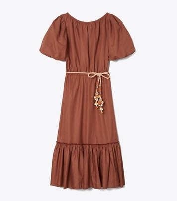 Ruffle Neck Dress: Women's Designer Coverups | Tory Burch