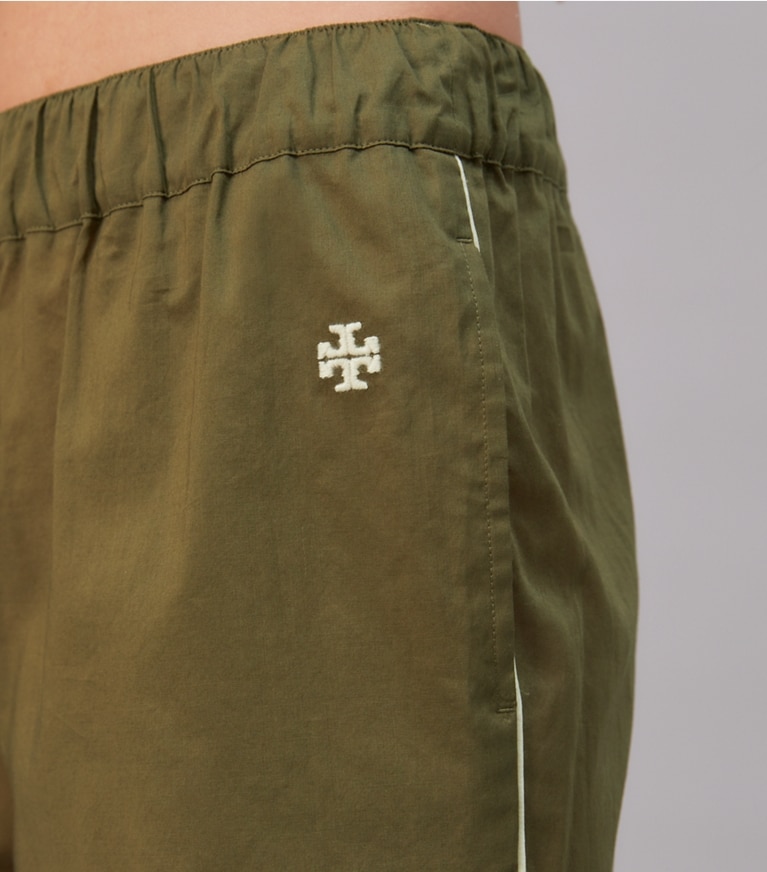 Tory Burch designer coverups Beach Pant in Winter Olive front