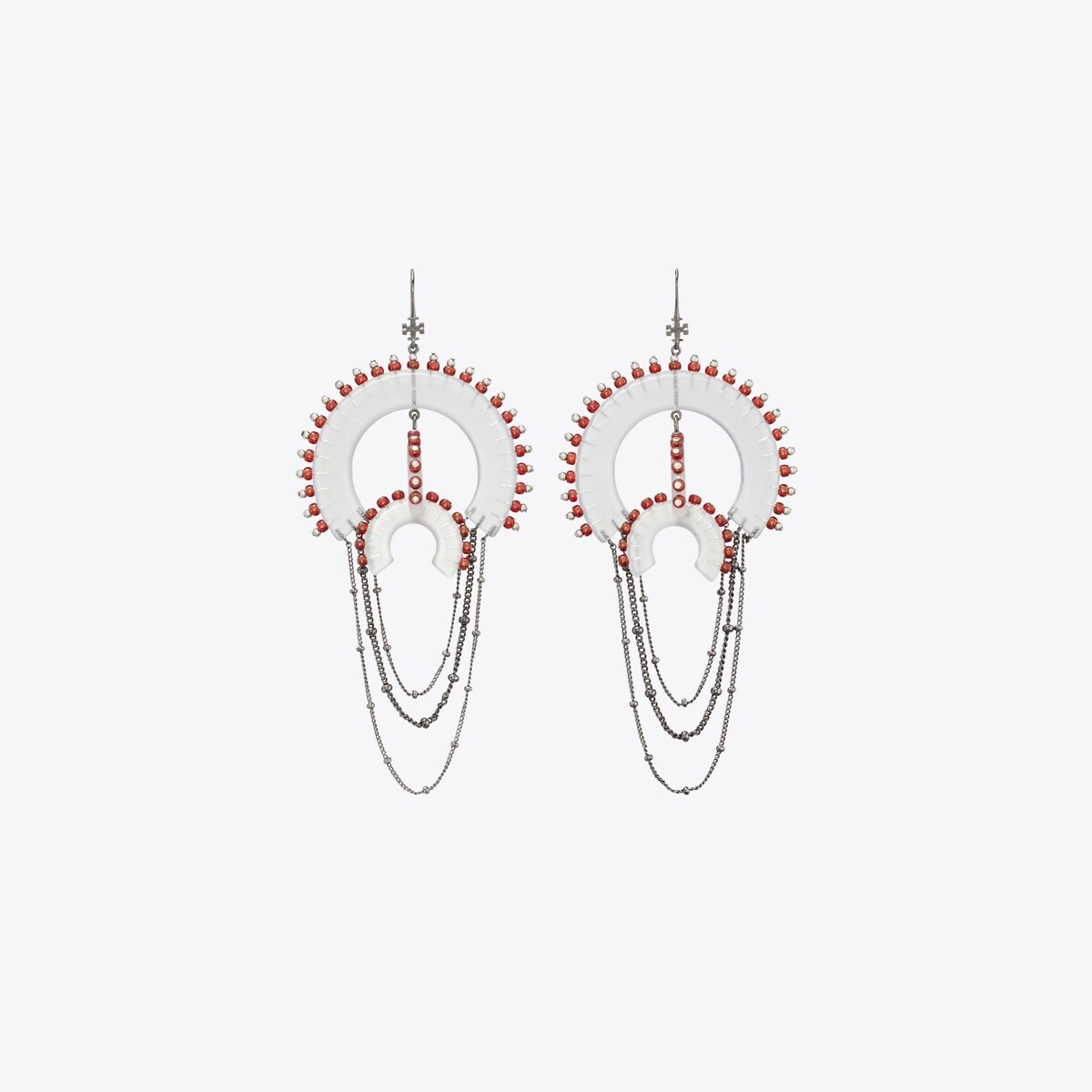 Bead And Resin Chandelier Earrings: Women's Designer