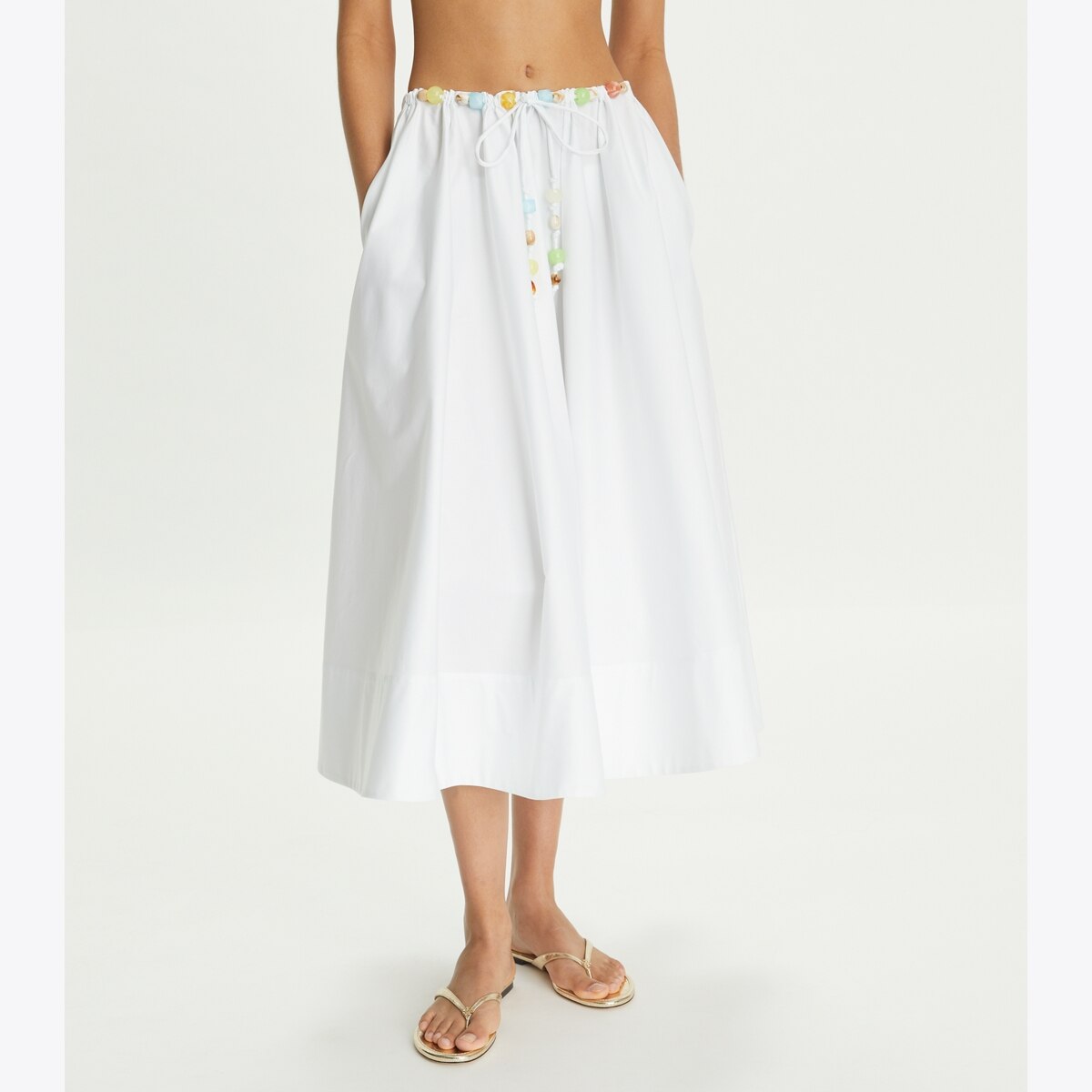 送料&関税込み★Tory Burch★TB★POPLIN SKIRT★選べる２色 Poplin Skirt: Women's Designer Bottoms | Tory Burch