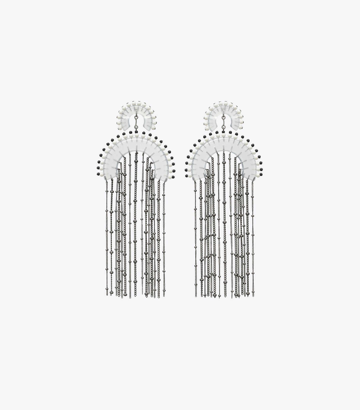 Beaded Fringe Earrings