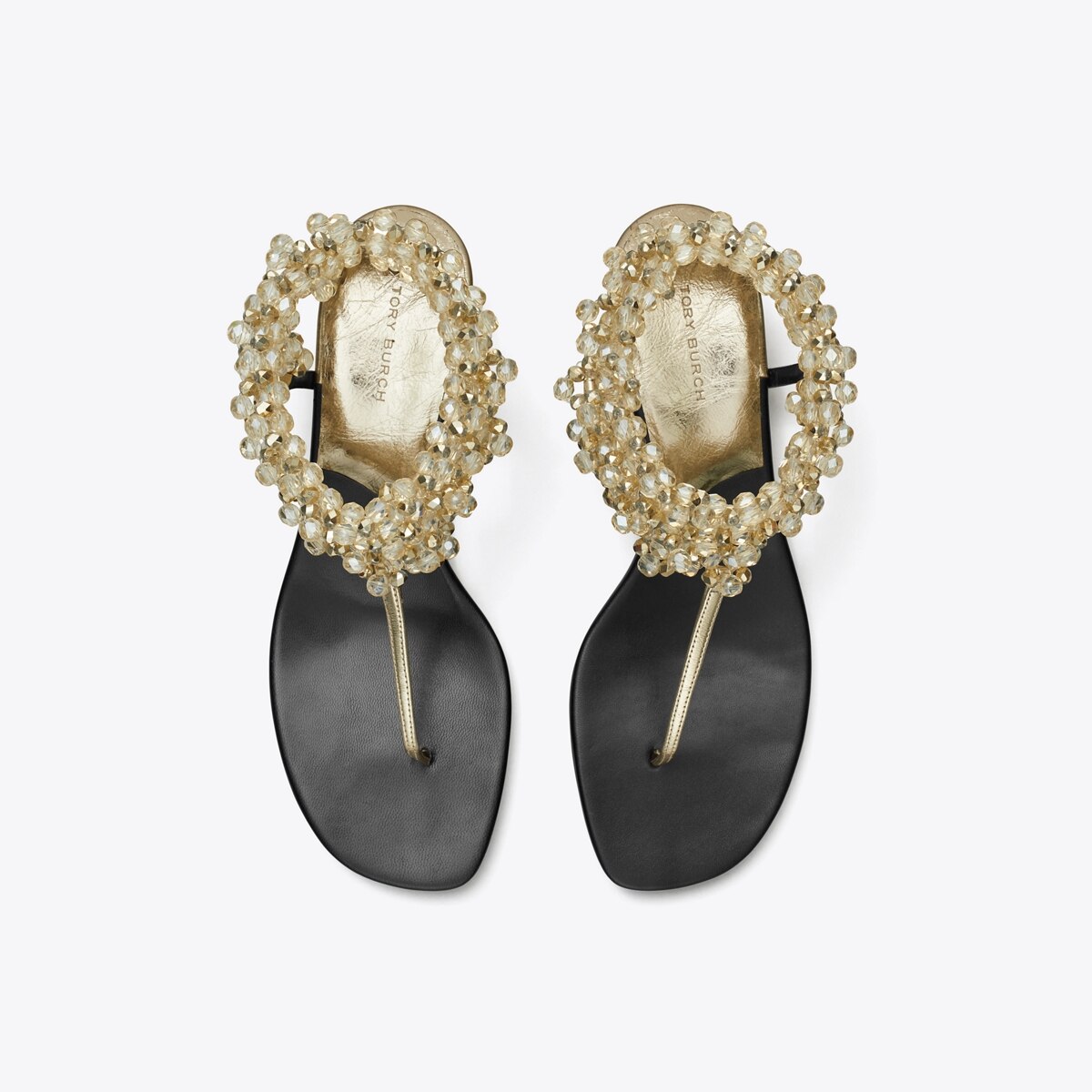 Beaded Heeled Sandal: Women's Designer Sandals | Tory Burch