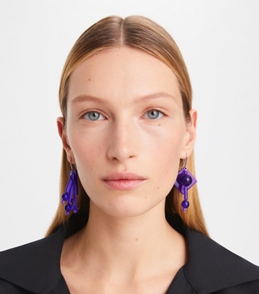 Women's Designer Earrings: Studs & Drop Earrings | Tory Burch