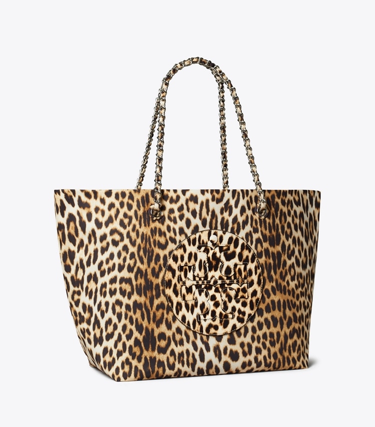 Tory Burch designer tote bags Bedruckte Ella Tote Bag mit Kette in Multi angle