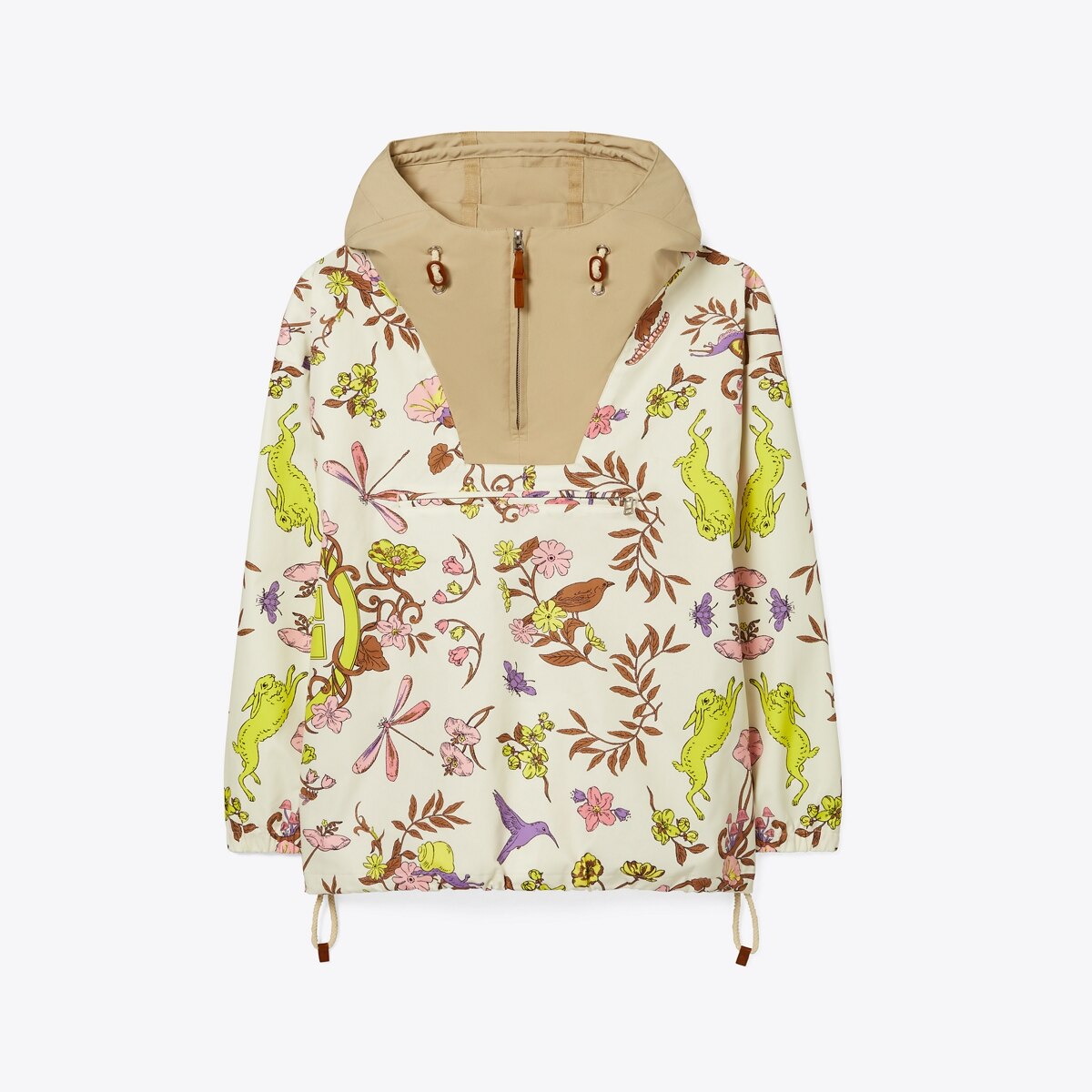 Wie Heißen Die Jacken Mit Halbem Reißverschluss Bedruckter Anorak mit halbem Reißverschluss: Damen Kleidung | Jacken