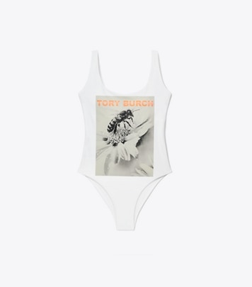 Tory Burch★LUCKY DUCK TANK SWIMSUIT Lucky Duck Tank Swimsuit: Women's Designer One Pieces | Tory