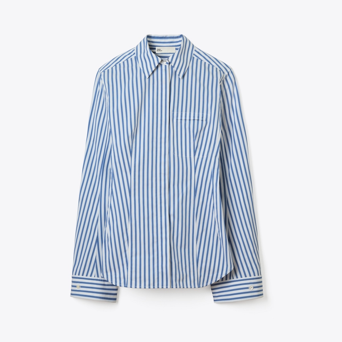 BELL-SLEEVE COTTON SHIRT
