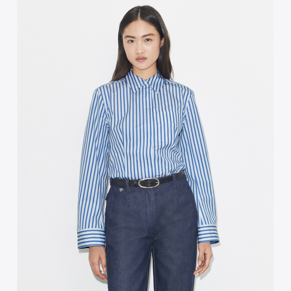 BELL-SLEEVE COTTON SHIRT - thumbnail 2